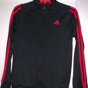 Adidas Red Zip Up Jacket